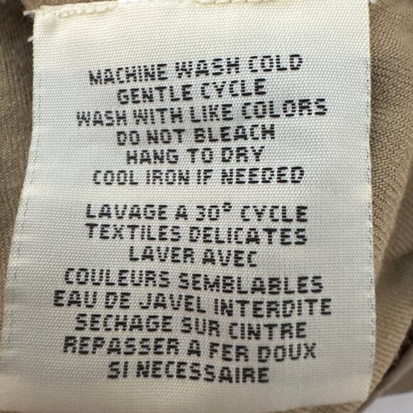 Denim & Supply Ralph Lauren Women's Viscose Cargo Pants Tan Size M Utility Style - Picture 8 of 8